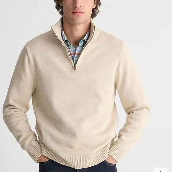 Crew Sweaters Nwt Mens J Crew Heritage Cotton Halfzip